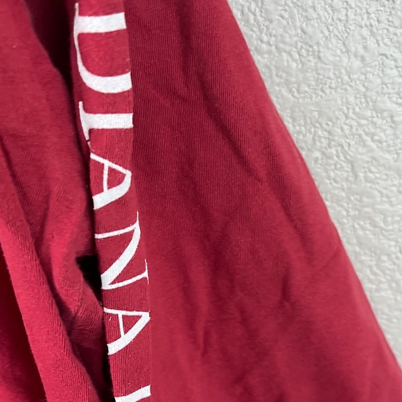 Red Long Sleeve Men's Tee - Picture 4 of 5